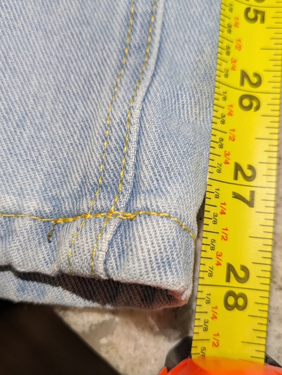 Manfinity 3XL Embroidered Floral Jeans Light Wash Wide Leg Cottagecore Plus Size - Picture 6 of 9